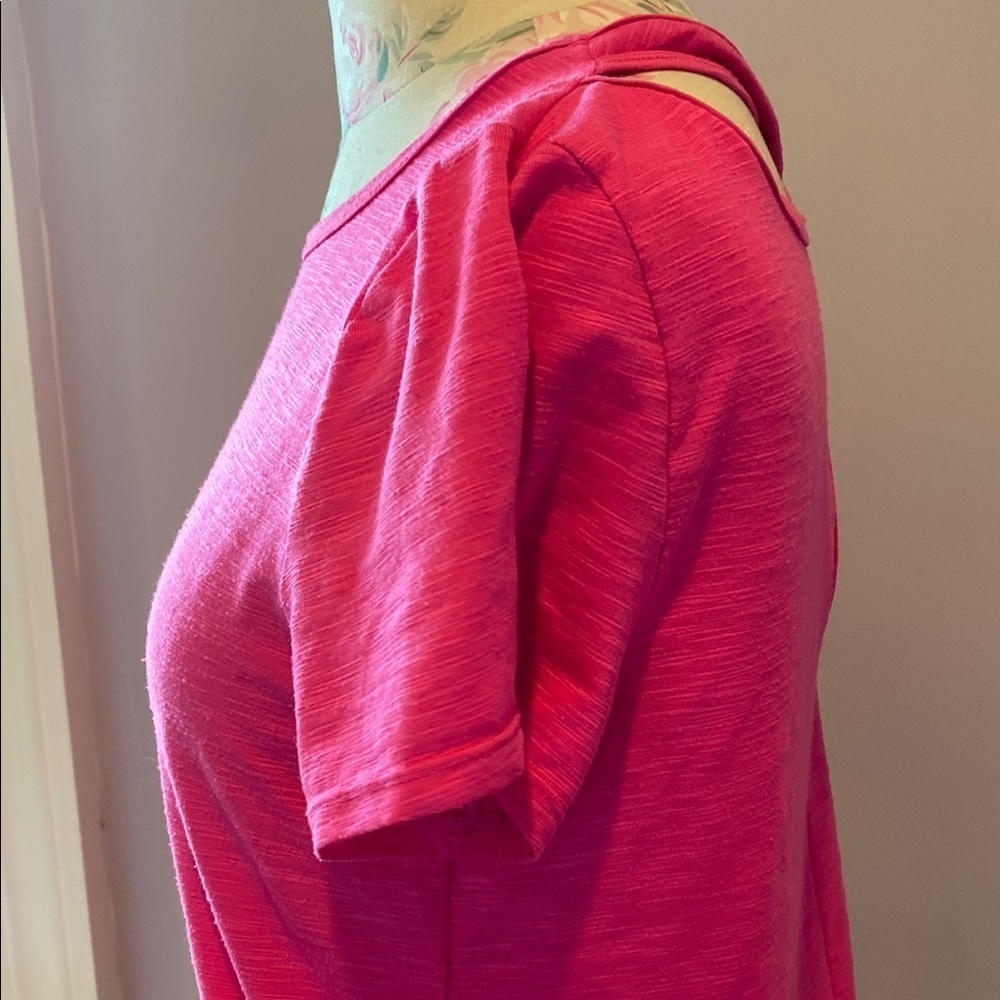 Zella Hot Pink Short Sleeve Tee - Picture 5 of 10